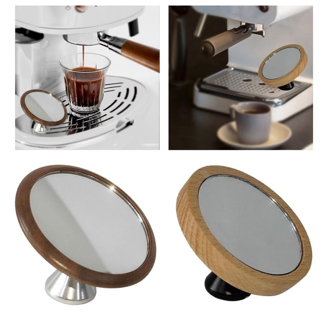 Base de de La Rótula Del ángulo Giratorio Del Espejo Ajustable Del Tiro Del Espresso 7cm Baoblaze Lente de la máquina de café