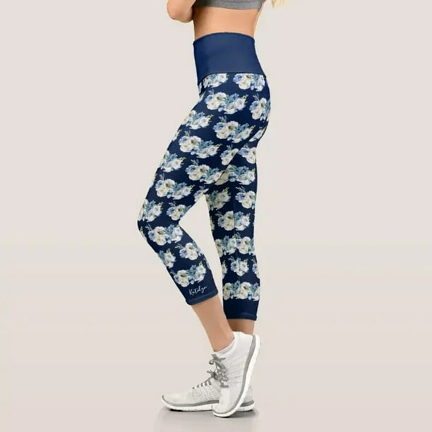 Floral yoga leggings sales