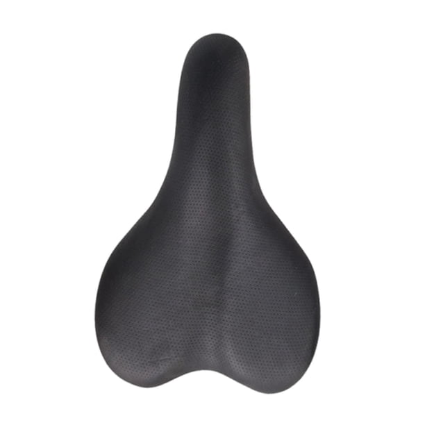 Asiento de bicicleta para niños, diseño hueco, accesorios, fácil montaje para niños. Negro espesado