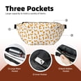 thumbnail image 4 of Naloa Cartoon Squirrel Print Running Belts for Men Women,Running Fanny Pack with 2-Zipper Pockets,Waterproof Waist Pack for Travel Hiking Running Outdoor Sports, 4 of 8