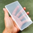 thumbnail image 3 of Gebildet 6pcs Clear Rectangular Plastic Containers Storage Box Case with lid for Tiny Bead, Pills, Craft Items, Jewellery etc, 3 of 4