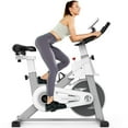 thumbnail image 3 of Pooboo Indoor Cycling Bike Magnetic Adjustable Stationary Exercise Bikes Home Cardio Workout Bicycle Machine 360lb, 3 of 9