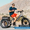 thumbnail image 4 of GOBIKE Forza Compact Electric Bike, Electric Tricycle for Adults, 3 Wheel Bicicleta Electrica para Adultos,Up to 40 Miles Range, 4 of 6