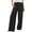 Black, variant on yunLCZ Women's Casual Plus Size Pants Women's Cotton And Linen Women's Spring And Autumn Linen Literary Loose And Versatile Casual Sports Long Pants Casual Lounge Sweatpants
