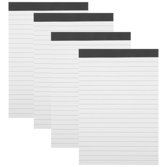 Raindrops  4 Pcs Writing Pad Small Notepad The Notebook Pads Notebooks Office White