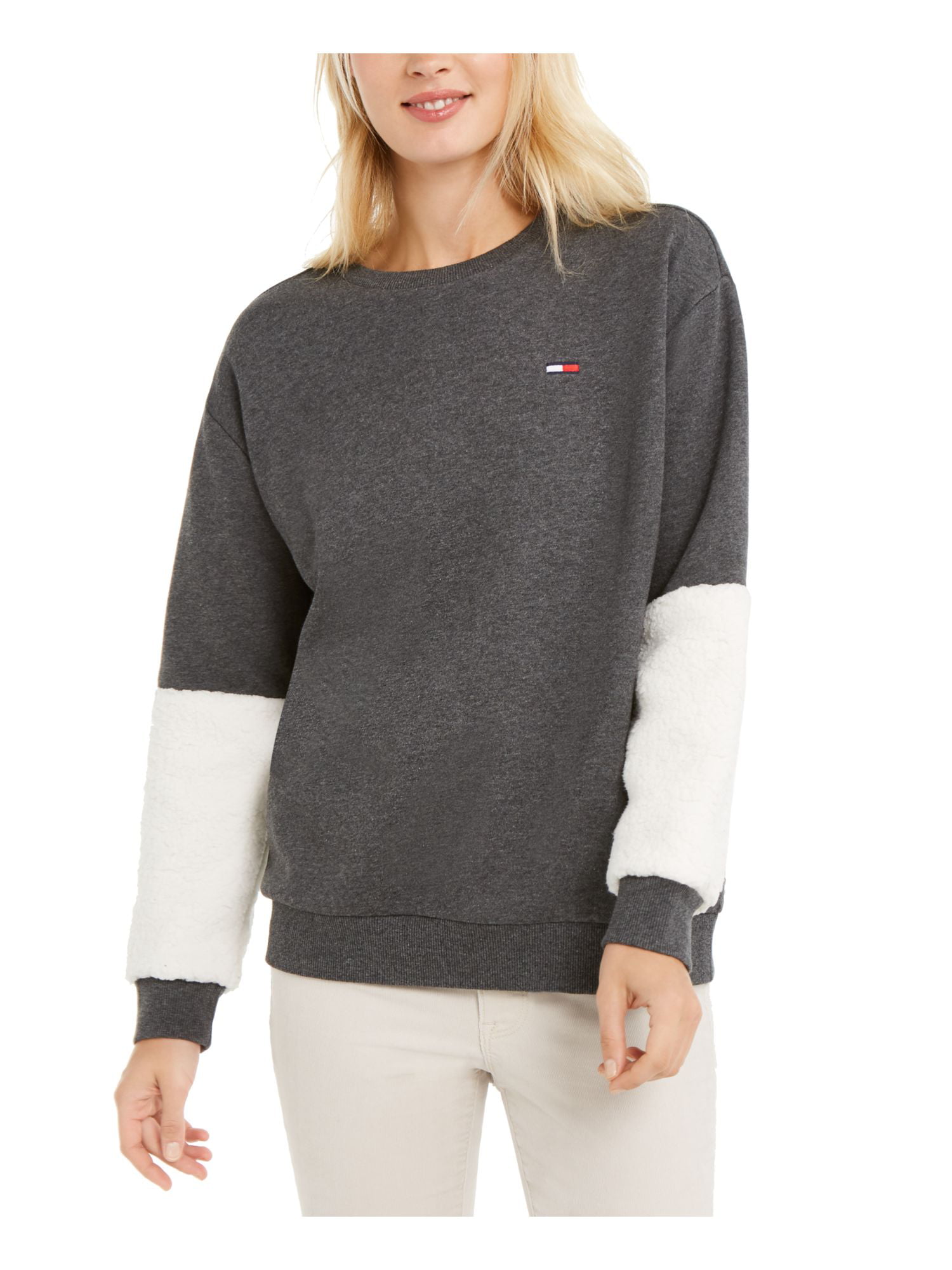 NEW WOMENS TOMMY HILFIGER CREW NECK SWEATER PULLOVER JUMPER VARIETY STYLE/COLOR 