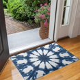 thumbnail image 2 of Blue Tie Dye Star Pattern Door Rugs,Washable Non Slip Door Mats Indoor,Decorative Door Mats,Entry Mat Indoor for Entrance,Bedroom,Kitchen,Bathroom,17"x30", 2 of 6