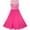 Deep pink, variant on Girls Dress Turquoise Chiffon Bridesmaid Dance Ball Maxi Gown 6