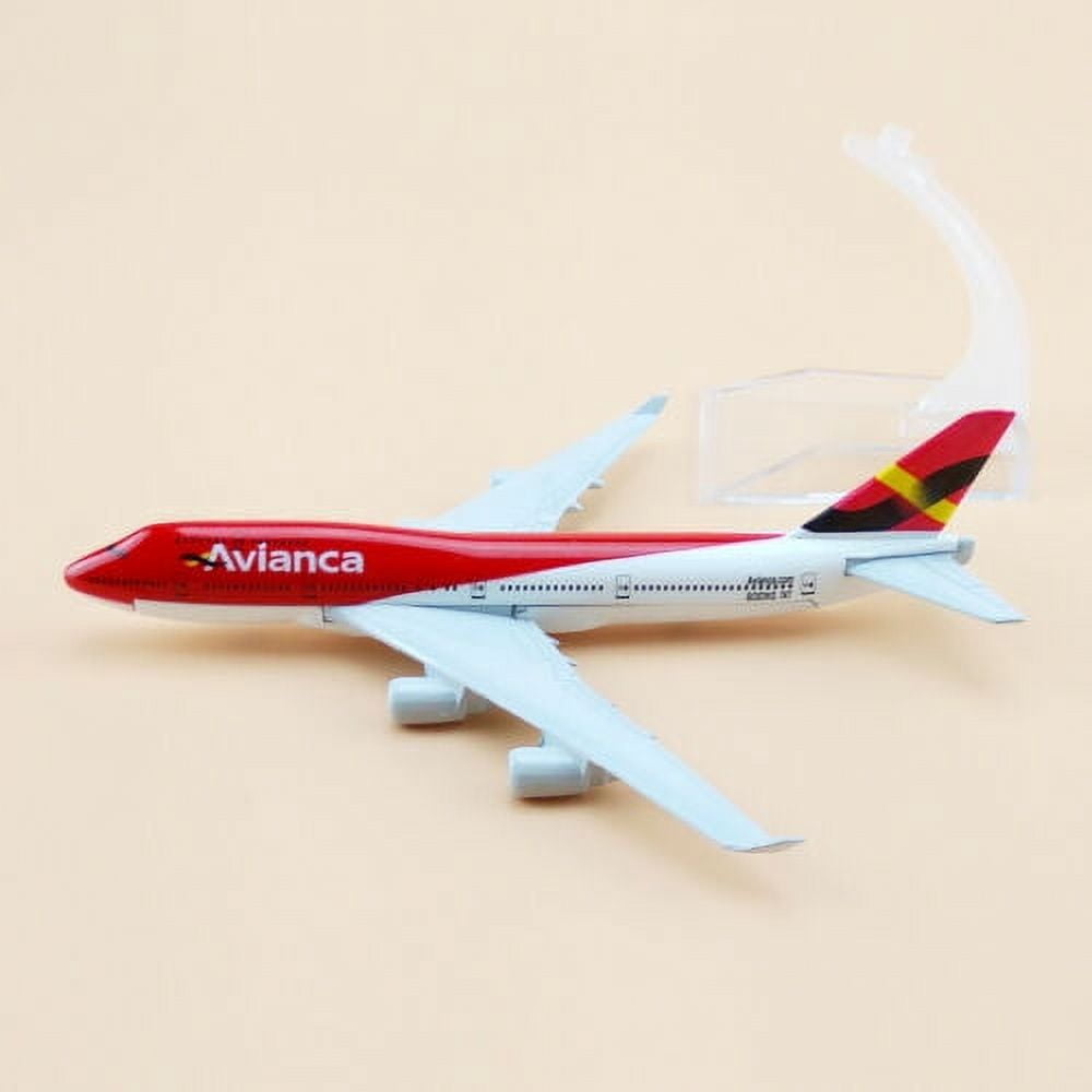 16cm Air AVIANCA Boeing B747-400 Airlines Airplane Model Plane Diecast Aircraft