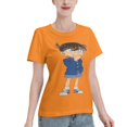 thumbnail image 2 of T-Shirt Basique à Manches Courtes pour Femmes Detective Conan Conan, 2 of 6