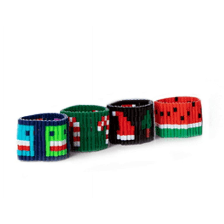 smART Pixelator Bracelet Maker 2000 Multicolor Beads 8 Colors