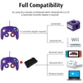 thumbnail image 4 of Controller Replacement for Gamecube Controller,Classic Wired Controller Compatible with Gamecube Console for Wii Nintendo Gamecube (Purple), 4 of 6