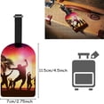 thumbnail image 2 of GZHJMY Summer Fun On Ocean Beach Luggage Tags Set of 2, PU Leather Travel ID Label with Privacy Name Card Cover for Travel Bag Suitcase Decoration, 2 of 6