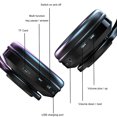 thumbnail image 7 of Bluetooth Headphones Over Ear, 65H Playtime and 6 EQ Music Modes Wireless Headphones with Mic, HiFi Stereo Foldable Lightweight Headset, Deep Bass for Home Office Cellphone PC Etc., 7 of 7