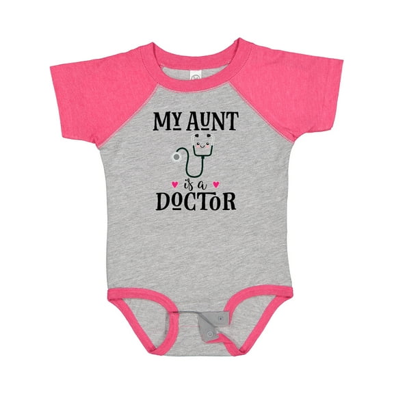 Inktastic My Aunt is a Doctor Girls Baby Bodysuit