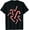 Black-13, variant on Women’s Christmas Holiday T-Shirt, Candy Cane and Lights Print Casual Party Tee
