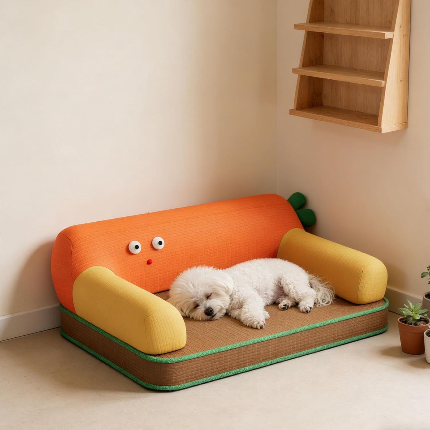 Pet Sofa Bed Lightweight Cat Dog Couch Indoor Winter Furniture