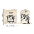 thumbnail image 2 of 2 Pack Beeswax Bread Bags for Sourdough, Reusable Cotton Linen Bread Storage Bags for Homemade Bread, XL 17'' x 13'' Freezer Safe, 2 of 5