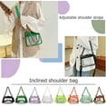 thumbnail image 2 of LinYooLi Clear Bag Stadium Approved Clear Crossbody Bag Concert Stadium Clear Purse Sports Events PVC Shoulder Bag, 2 of 6