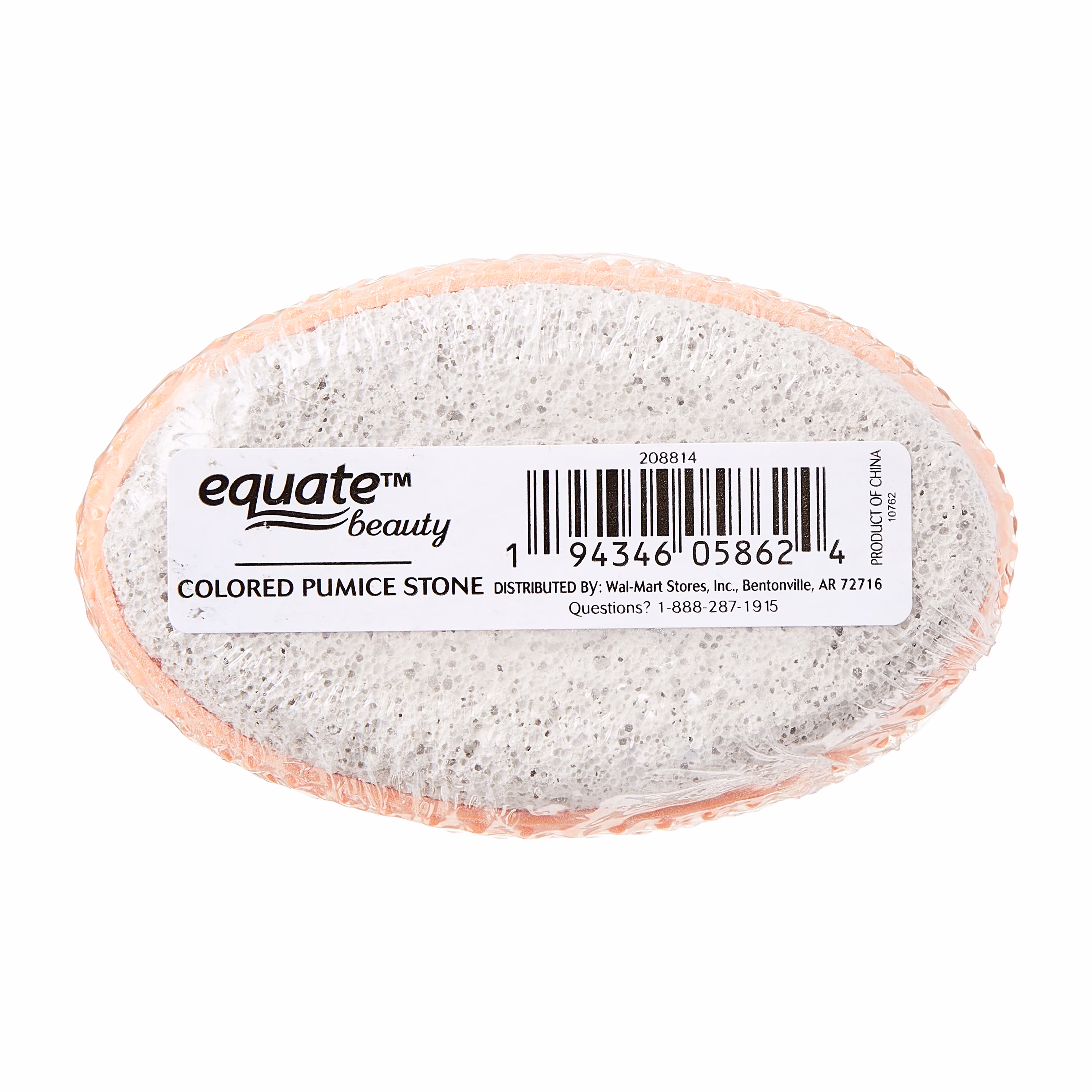 Equate Pumice Stone with Grip Handle, Travel Size, Color May Vary, 1 Count