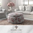 thumbnail image 2 of Flora  Ottoman  Manor  Floral  Linen  Upholstered  Storage, 2 of 9