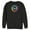 Black, variant on Men's Justice League Tie Dye Logo  Sweatshirt Black Medium