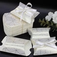 thumbnail image 4 of 50 Pcs Paper Pillow Gift Box, Candy Gift Pillow Box, Cardboard Party Favor Boxes(gold), 4 of 5