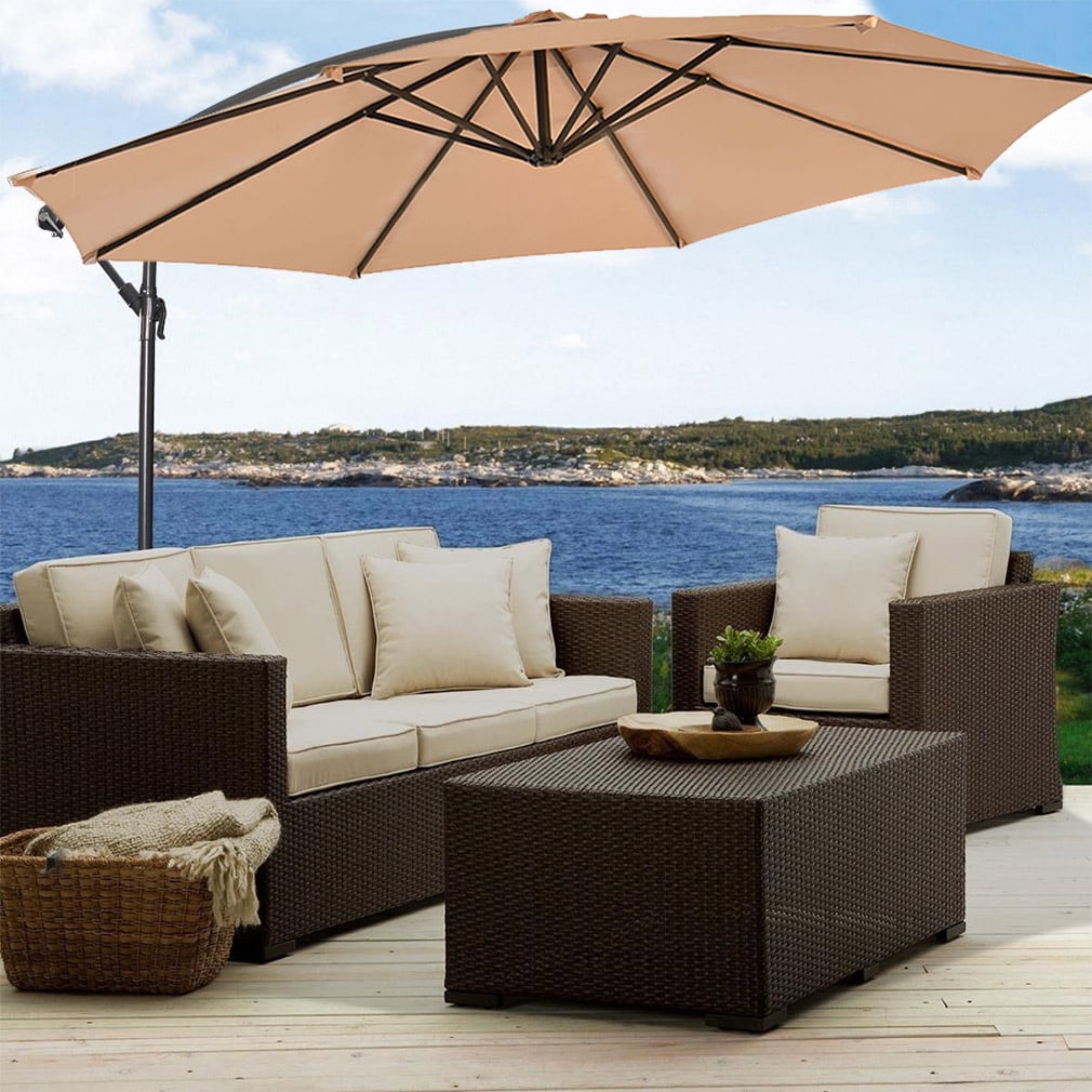 backyard creations raven floral patio market umbrella HD Designs Paisley Patio Umbrella, 1 ct