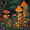 Forest Mushroom, variant on Yayeee 100% Cotton Hand Towels for Bathroom 16" x 28" Soft Absorbent Kitchen Towel, Vibrant Mushroom