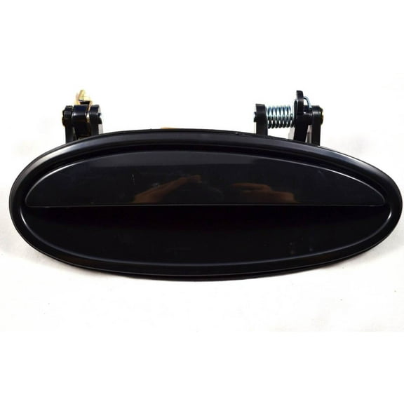 PT Auto Warehouse GM-3393S-RR - Outer Exterior Outside Door Handle, Smooth Black - Passenger Side Rear Fits select: 2000-2005 CHEVROLET IMPALA, 1997-2008 PONTIAC GRAND PRIX