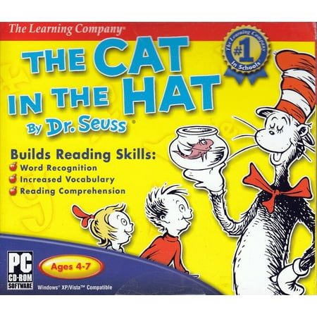 Dr. Seuss Cat in the Hat PC CD - Builds Reading Skills: Word Recognition, Increased Vocabulary & Reading