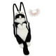 thumbnail image 5 of Mochila de peluche Strade Fareast Limited forma de gato con bufanda rosa, 5 of 5