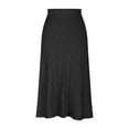 thumbnail image 5 of GigrtiJin Women's Sweater Skirt High Waist Bodycon Knee Length Skirts Casual Fall Winter Vintage Stretch Warm Midi Skirt, 5 of 6