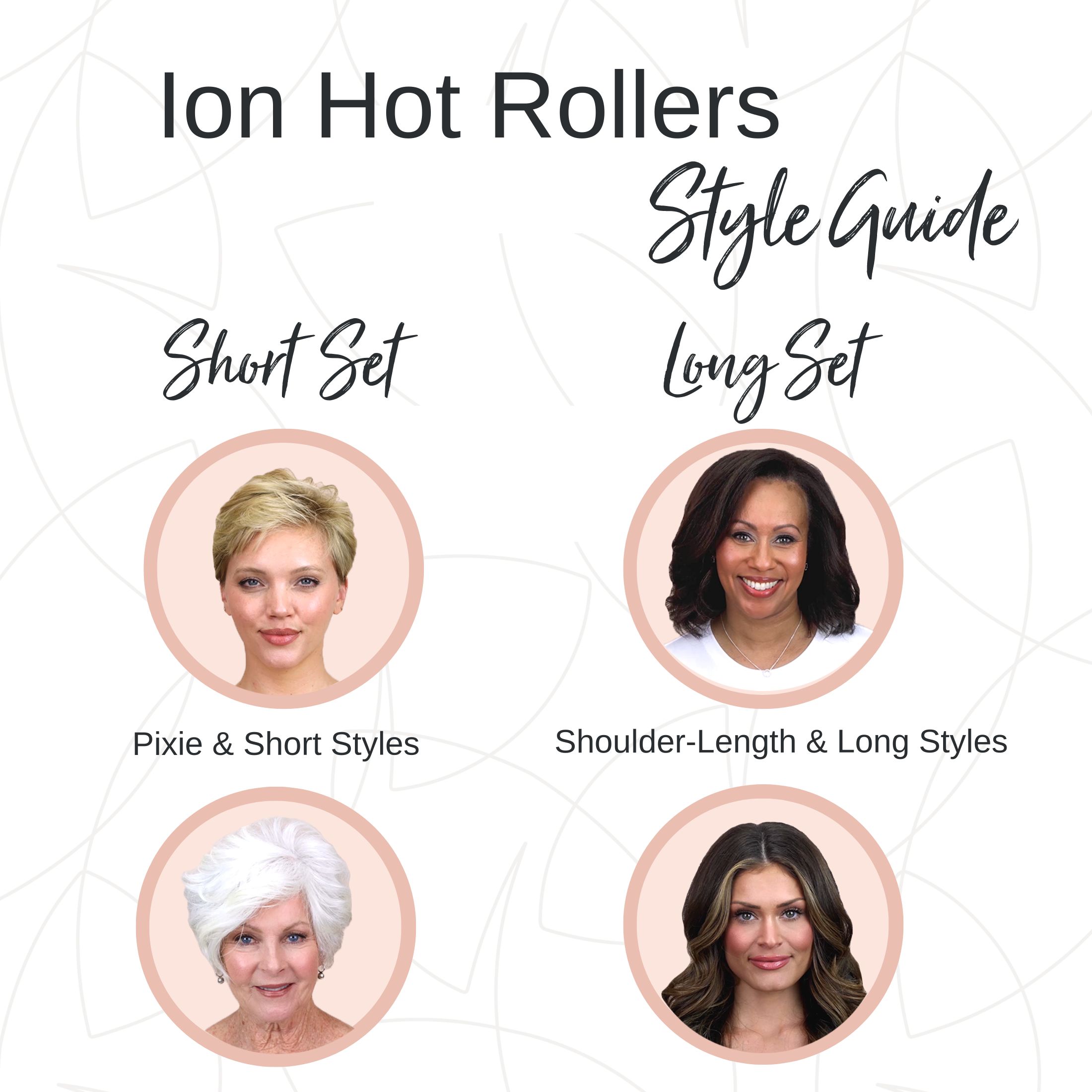 Calista Ion Hot Hair Rollers, 12 Count Short photo 5