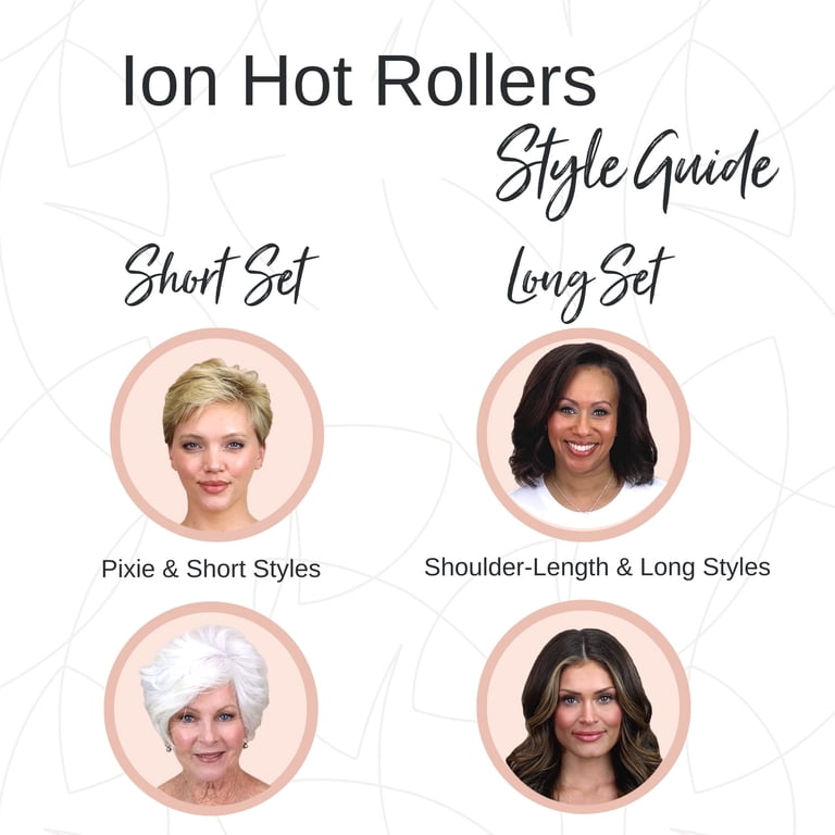 Calista Ion Hot Hair Rollers, 12 ct - Short - Walmart.com