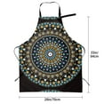 thumbnail image 2 of Kdxio Dot Mandala Apron with Pockets Adjustable Kitchen Aprons for Men Women Waterproof Aprons for Cooking,Drawing,Crafting, Baking Household Cleaning, 2 of 8