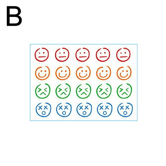 New Hyuna Color Tattoo Stickers Personalized Tattoo Stickers Waterproof Simple Heart-Shaped Crescent Smiley Face Stickers Customized