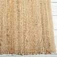 thumbnail image 1 of Tapis en Jute et Coton Beige, 1 of 1
