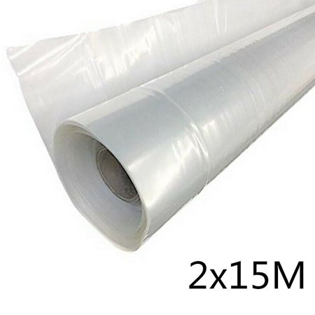 Clear Plastic Greenhouse Poly Film Polytunnel Poly Hot-House Cover VARIOUS-LENGT