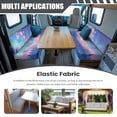 thumbnail image 3 of XYZCANDO RV Booth Seat Covers Washable Polyester Fabric, Compatible with Travel Trailer RV Camper, for Travel Trailer Couch Bench, Northern Lights, 3 of 8