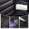 thumbnail image 6 of DIKSOAKR Car Seat Covers for Nissan Versa 2009-2026 :Premium Leather Seat Cover Vehicle Seat Cushion Airbag Compatible Grey,Front Set( 2 Seats), 6 of 8