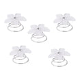 thumbnail image 3 of 10 pinzas para el pelo de resina en espiral, pasadores de flores, accesorios para el cabello, suministros de boda para mujeres, niñas y novias, color blanco, 3 of 7