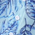 thumbnail image 6 of UngA Toddler Boy Summer Outfits Little Kids Hawaiian Clothes Floral Top Bowtie Short Sleeve Shirt Short Sets (Sky Blue,3-4 Years), 6 of 7