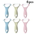 thumbnail image 1 of Coofit 6PCS Food Peeler Ceramic Sharp Fruit Peeler Vegetable Peeler for Kitchen, 1 of 10