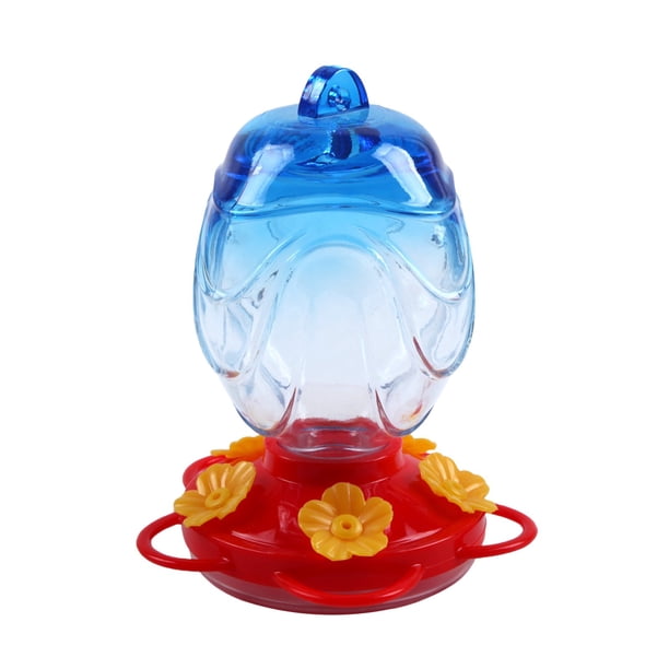 Glass Feeder Stained Glass Hummingbird Water Feeder Feeder Garden Decorations