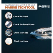 Marine Tech Tools Lifting Ring Adapter - Fits Evinrude, Johnson, OMC, BRP Outboards - Engine Hoist Tool
