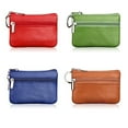 thumbnail image 4 of Sonducket Cartera de cuero para mujer, llaves para tarjetas de crédito, tienda escolar portátil, llavero, monedero, monedero, bolsa con Type2 NO2, 4 of 6