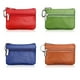 thumbnail image 2 of Sonducket Cartera de cuero para mujer, llaves para tarjetas de crédito, portátil, para viajes, fecha escolar, tienda, llavero, monedero, monedero, bolsa Carteras Rojo Sonducket AP012952-01, 2 of 6