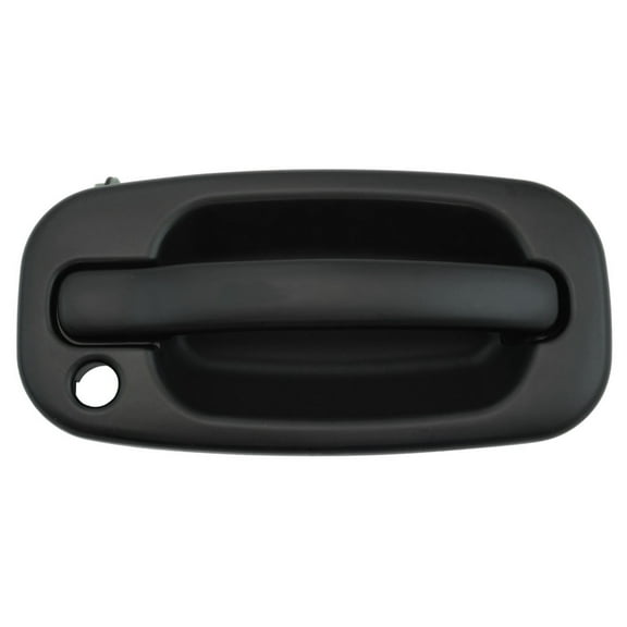 TRQ Door Handle Outside Exterior Front Black Passenger RH Side for Chevy GMC DHA48584 Fits select: 1999-2007 CHEVROLET SILVERADO, 2000-2006 CHEVROLET TAHOE