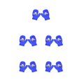 thumbnail image 1 of Guardurnaity 1 par de manoplas para niños pequeños, cómodas, adorables, pequeñas cubiertas para los dedos que mantienen el calor con patrones de Type2 NO2, 1 of 6